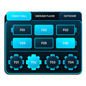 Table and table area configuration
