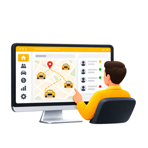 Admin and dispatcher web application modules